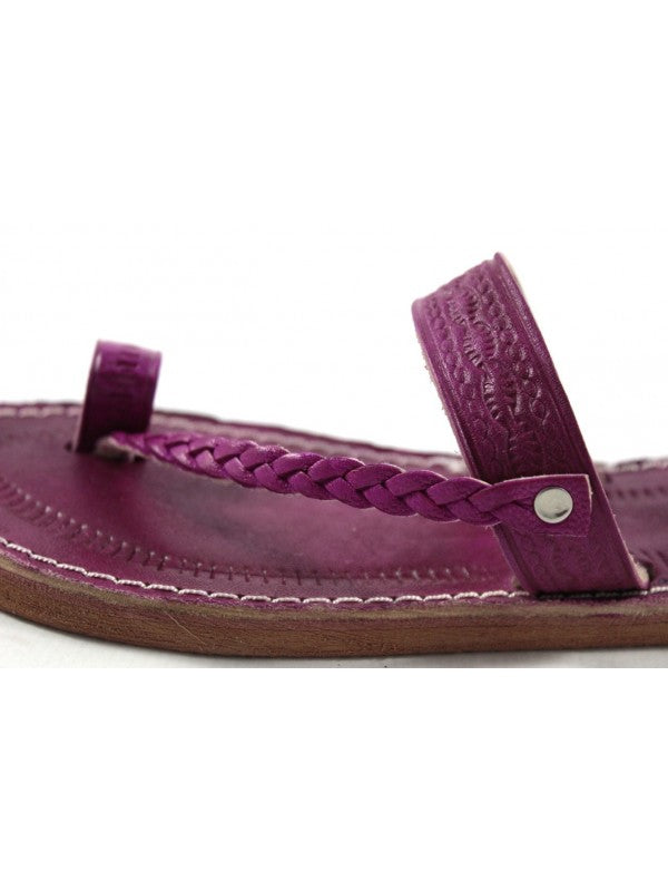 Sandales Marocaines en Cuir de Vache Rose: Élégance et Confort pour Femmes