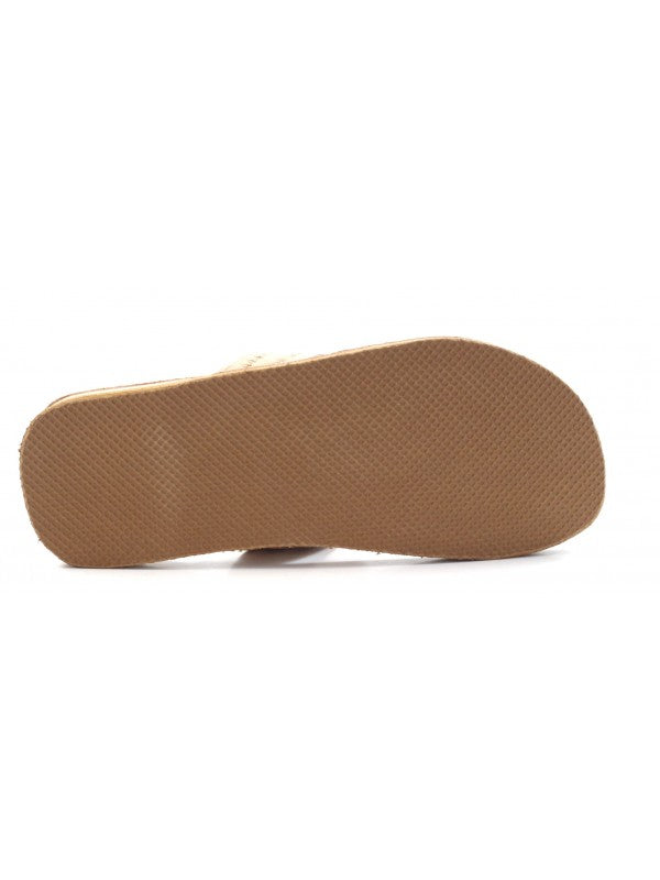 Tongs Marocaines en Cuir pour Homme Beige naturel : Confort et Élégance Artisanaux