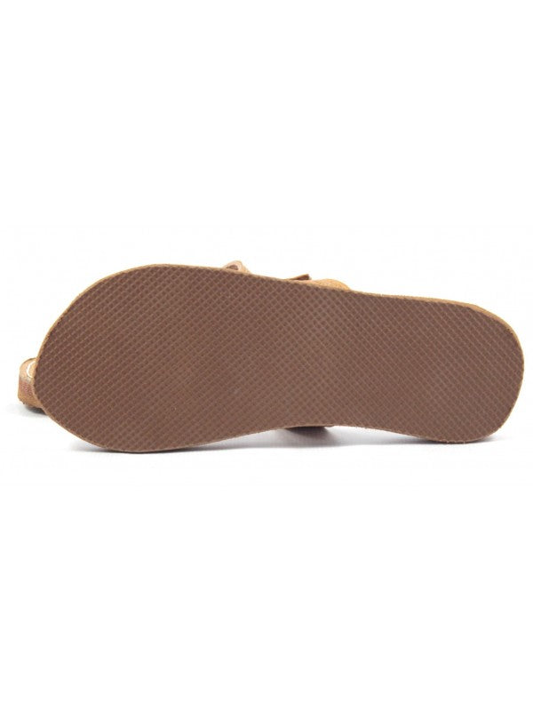 Sandales Marocaines en Cuir de Vache caramel : Élégance et Confort pour Femmes