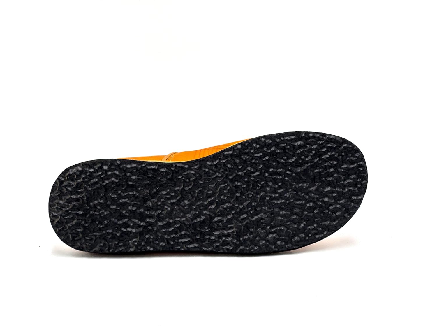 Babouche Berbère Authentique - Extrémité Arrondie - En Cuir naturel Beige