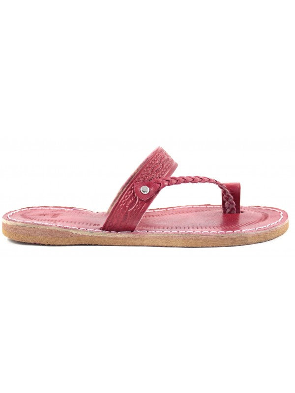 Sandales Marocaines en Cuir de Vache Rose: Élégance et Confort pour Femmes