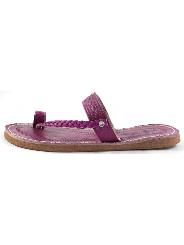 Sandales Marocaines en Cuir de Vache Rose: Élégance et Confort pour Femmes